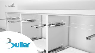 How To Install The Hettich Quadro V6 Runners For Cupboards And Cabinets [upl. by Llenral437]