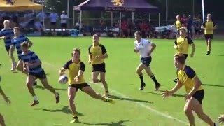 Scots Easter Rugby 7s Comp 2016 highlights [upl. by Atiuqam]