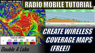 Radio Mobile Tutorial  Create Wireless Coverage Maps [upl. by Ardnalac]