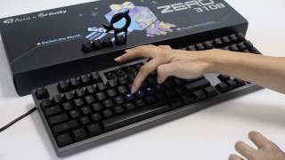 【原價屋】DUCKY ZERO DK 3108 機械式鍵盤燈光模式！ [upl. by Kcinimod]