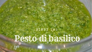 Pesto di basilico con mandorle  Bimby tm5 [upl. by Bergquist]