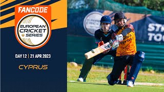 🔴 FanCode ECS Cyprus 2023  Day 12  T10 Live Cricket  European Cricket [upl. by Hernardo]