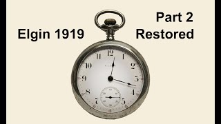 Elgin 812 Pocketwatch Restore for Cliff from Tennessee 34 [upl. by Iron131]