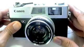 キャノン ニューキャノネットQL17の使い方 CANON New Canonet QL17 How to use 1970s Rangefinder camera [upl. by Petta]