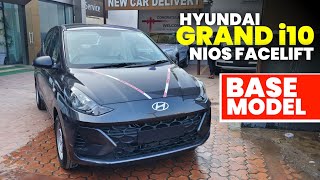 2024 Grand i10 Nios Facelift Base Model Review✅ l Grand i10 nios Facelift Era Model Review l MRCars [upl. by Deland]