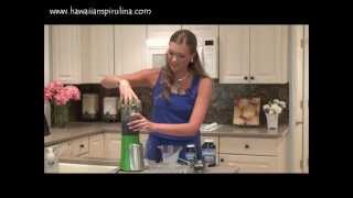 How to Make a Strawberry Spirulina Smoothie [upl. by Alimat]