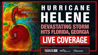 ITS A WAR ZONE  7 dead catastrophic damage from Hurricane Helene in Florida  Live coverage [upl. by Ennaira]