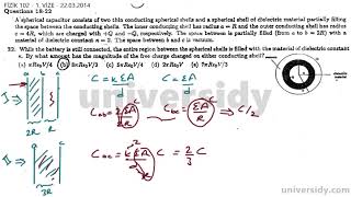 İTÜ FİZ 102E 1 VİZE 22032014 SORU 22 [upl. by Eirak]