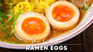 Perfect Ramen Eggs Ajitama  Soft Jammy amp Marinated [upl. by Grath]