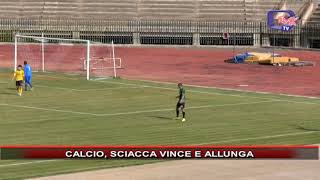 CALCIO SCIACCA VINCE E ALLUNGA [upl. by Kciv]