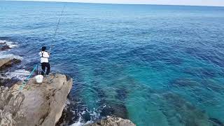 Pesca a maniche corte e solo il 31 gennaio Tranquilli siamo in sicilia testiamo canna onyria [upl. by Wendall]