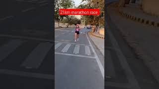 21km marathon race  national gold medal  viral video  athletics  physical  army  motivation [upl. by Airec]