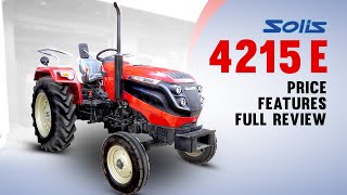 Solis 4215 E  Solis 4215 E Price  43 HP  Solis Tractor Review  Solis Tractors  2022 [upl. by Ecille]