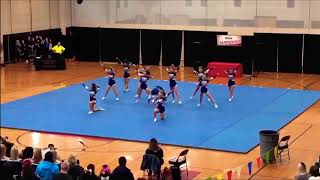 Methuen High School Varsity Cheer Winter States [upl. by Anaerb783]