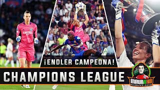 Christiane Endler la primera Chilena en ganar la Champions League  Olympique de Lyon vs Barcelona [upl. by Fogg]