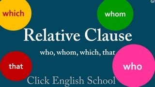 English Grammar  Learn How to Use Relative Clauses in English Online [upl. by Sivar599]