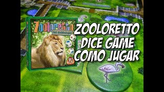 Zooloretto El Juego de Dados Cómo JugarTutorial [upl. by Simmons969]