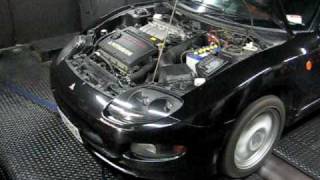 Mitsubishi FTO GPX 6A12 Dyno mivec sound  Run 2 [upl. by Aroled]