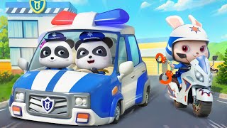 Super Police Patrol Team  Police Chase  Police Car  Nursery Rhymes amp Kids Songs  BabyBus [upl. by Yoo]