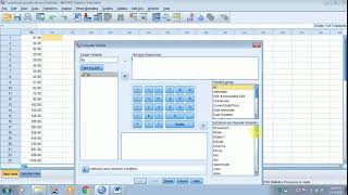 HOW TO CONVERT THE DATA INTO LOG FORM SPSS [upl. by Litt]