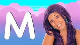 Learn ABCs  Learn Letter M  Alphabet Video on Tea Time with Tayla [upl. by Ahsilak]