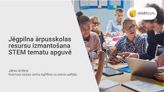 Jēgpilna ārpusskolas resursu izmantošana STEM tematu apguvē [upl. by Noryahs]