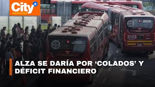 Usuarios opinan frente al posible aumento en la tarifa de TransMilenio  CityTv [upl. by Fablan682]