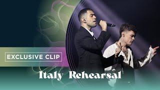 Mahmood amp Blanco  Brividi  Exclusive Rehearsal Clip  Italy 🇮🇹  Eurovision 2022 [upl. by Dleifyar214]