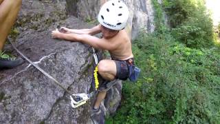 Via ferrata  klettersteig  Chaudfontaine [upl. by Nonahs]