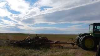 8630 John Deere 4x4 pulling 26 foot chisel plow with twisted spikes [upl. by Selemas895]