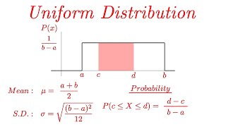 Uniform Distribution EXPLAINED with Examples [upl. by Iolande252]