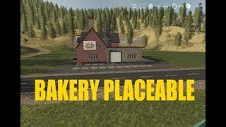 FS19 Mod First Look  Bakery Placeable v105 [upl. by Thomey]