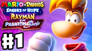 Mario  Rabbids Sparks of Hope Rayman in the Phantom Show DLC  Gameplay Walkthrough Part 1 [upl. by Nellaf200]