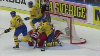 RUSSIA  SWEDEN 41 █ Oddset Hockey Games 2013 Россия Швеция Евротур [upl. by Nolyarb]