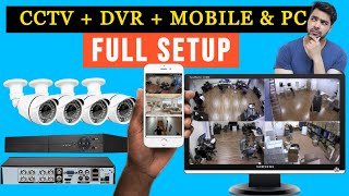 How to Remote View H264 DVR  How to Install CCTV Cameras With DVR  Network Setup on the DVR [upl. by Ameh665]