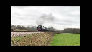 257 Squadron on the Polar Express at the Spa Valley Railway [upl. by Enelkcaj]