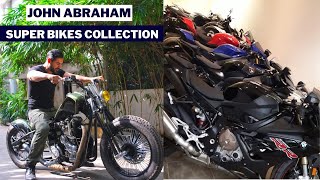 John Abraham Bike amp Car Collection  John Abraham adds new BMW S 1000RR to his super bike collection [upl. by Nelram]