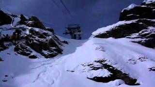 Val dIsere upandover chair lift [upl. by Elie832]