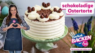 Schokotorte für Ostern  Rezepte für Lidl von Sallys Welt [upl. by Esinet]