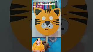 Diy Animal Face mask  DIY Craft  shorts diy craft art [upl. by Linc690]