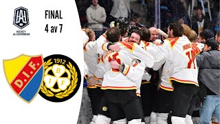 Djurgårdens IF  Brynäs IF  Höjdpunkter  Final 4  Hockeyallsvenskan Slutspel 2024 [upl. by Clive569]