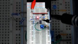 Op Amp Non Inverting Comparator Circuit short shorts electronics [upl. by Champaigne]