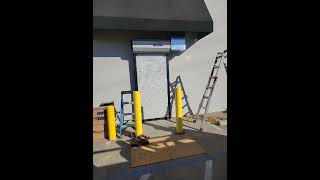 Vandal proof marijuana dispensary security heavy duty door and motor Rolling steel door [upl. by Viscardi]