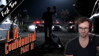 German reacts to LA CONFIDENTIAL 1997 PART II  First Time Watching [upl. by Kacerek]