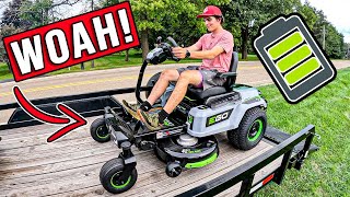 FULLY ELECTRIC Next GEN Zero Turn MOWERS EGO Z6 [upl. by Ahcsropal]