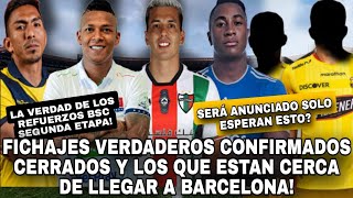 EQUIPAZO FICHAJES CONFIRMADOS CERRADOS VERDADEROS Y LOS QUE ESTAN CERCA DE LLEGAR A BARCELONA [upl. by Ahsas]