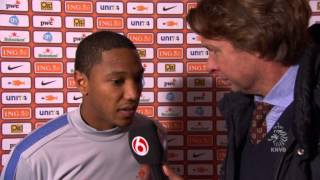 Interview De Guzman na Nederland  Estland 22032013 [upl. by Nnaillek181]