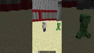 cryaotic vs creeper shorts creeper minecraft battle [upl. by Mcclelland]