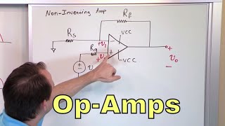 01  The NonInverting OpAmp Amplifier Circuit [upl. by Dorran152]