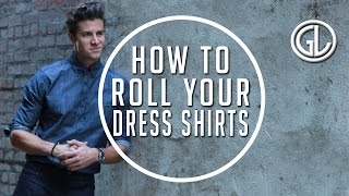 How to Roll Your Dress Shirts 3 Ways  Gents Lounge [upl. by Kennet469]